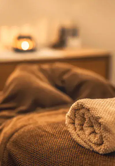 Une table de massage installée par notre masseur chez un client